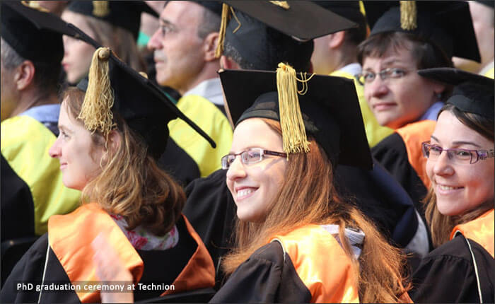 PhD graduation ceremony at Technion