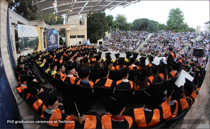 PhD graduation ceremony at Technion